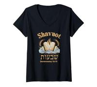 Women's Shavuot Deuteronomy 16:10 V-Neck T-Shirt