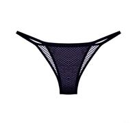 Women's Sheer Lace Thong Panties Ultra-Thin Mesh G-String Low-Rise T-Back Lingerie See Through Underwear For Daily Wear And Romantic Nights Elegant(L Black)
