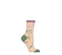 Women's Sheer Socks, 'Garden Villa' Cotton, Floral Patterned, 1 Pair, from Falke