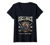 Womens Shellback 1995 Equator Crossing Design for The Year 1995 V-Neck T-Shirt