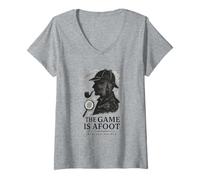 Women's Sherlock Holmes V-Neck T-Shirt