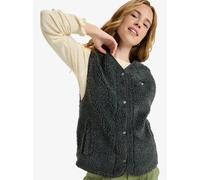 Roxy Iconic Town Fleece Vest Grey S Woman