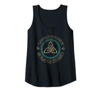 Womens Shield-Maiden Celtic knot Norse Mythology Viking Design Tank Top