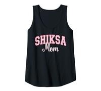 Womens Shiksa Mom Jewish Yiddish Word Varsity Pink Letters Tank Top