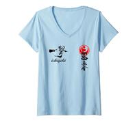 Womens Shinkyokushin karate, Kenji Midori, Oyama, Shinkyokushinkai V-Neck T-Shirt