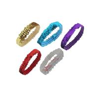 Women's Shiny Sequin Headband Bow Glitter Elastic Hairband Hair Accessory 21cm (8.27in)