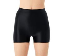 Women's Shiny Yoga Shorts, High Waist Nylon Seamless Cycling Shorts, High Stretchy Silky Biker Hot Pants Bottoms, Slim Fit Glossy Running Shorts for Sports Workout Fitness Dance Pilates Rave Dance