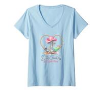 Women's Ship Faced and Little Nauti Coastal Cowgirl Drinking Cruise V-Neck T-Shirt