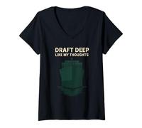 Womens Ship Spotter Container Ship Cargo Vessel Marine Tracking V-Neck T-Shirt