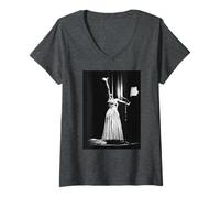 Womens Shirley Bassey Pop Jazz Singer Capitol Theatre 1967 V-Neck T-Shirt