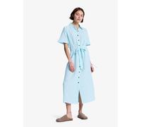 Women's shirt dress Roxy Island Escape Stripe Bleu S