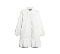 Superdry Lace Mix Long Sleeve Dress White S Woman