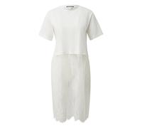 Women's Shirt Dress with Lace Skirt QS Blanc S