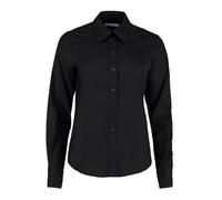 Womens Shirt Long Sleeve Ladies Blouse Plain Smart Formal Work Office Wear