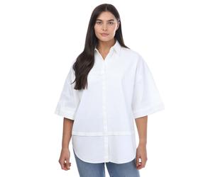 Women's Shirt Ted Baker Orlanda Oversized 3/4 Length Button up in White