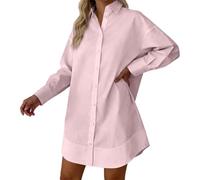 Womens Shirts And Blouses Uk - Pure Style Loose Lapel Long Sleeves Elegant Versatile Women Shirts For Daily Wear