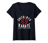 Women's Shito-Ryu Karate Japan Martial Arts V-Neck T-Shirt