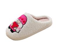 Women's Shoes 43 Wide Cosy Home Christmas Models Cotton On Slippers Men And Women Couple Warm Cotton On Slippers Shoes with Wheels Women 39, Hot Pink, 12 UK