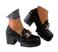 Women's Shoes Elegant and Comfortable Moccasins Fashionable Trainers Without Laces Walking Fitness Shoes Breathable Leisure Shoes Outdoor Leisure Slippers Loafers, black, 5.5 UK