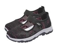Women's Shoes, Flat Trainers, Mesh Women's Running Shoes, Lightweight Non-Slip Slip-On Shoes, Sporty Trainers, Breathable Leisure Shoes, Lightweight Trainers, Outdoor Walking Shoes, Fabric, Hiking