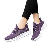 Women's Shoes Ladies Trainers Waterproof Light Trail Trainers Versatile Shoes Hiking Dog Walking Wet Weather Commutes Aggressive Tread Women's Running Purple