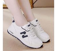 Women's Shoes & Mesh Faux Leather Comfortable Casual Fashion Retro Sneakers for Woman's Daily Walking Tennis Athletic Sports Gym Fitness Lightweight Non Slip Flats Cream Beige