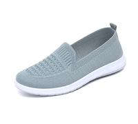 Women's Shoes Summer 2026 Breathable Clogs, Low Summer Slip-On Shoes for Mothers Elegant Comfortable Fashion Trekking Shoes, Light green, 6 UK