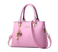 Women's Shopping Bag, Fashion Handbags, Women's Purse, Shoulder Bag, Shoulder Bag, Leather Bag for Women Sewing Kits Bags, pink, One Size