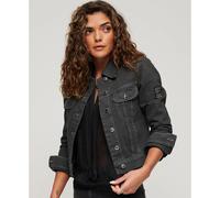 Women's short denim jacket Superdry Workwear St Tropez Gris XS