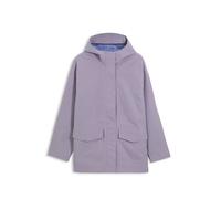Women's Short Flared Cotton Feel 3-Layer Parka Aigle MTD® Violet L