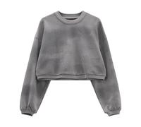Womens Short Fleece Sweatshirt CMP Gris XS