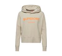 Women's short hooded sweatshirt Superdry Core Sport Beige XL