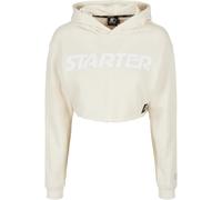 Women's short hooded sweatshirt Urban Classics Starter Blanc L