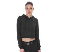 Women's short hooded zip sweatshirt Equestro