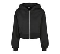 Women's short hooded zip-up sweatshirt Urban Classics Oversized GT Noir 5XL