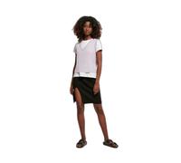 Urban Classics Knitted Short Sleeve Short Dress Black 5XL Woman