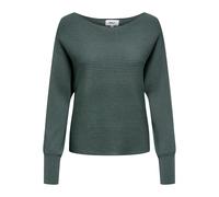 Only Knit Jumper Adaline Life – Boat Neck, Fine Knit, Long Sleeve – Green S