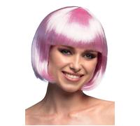 Womens Short Pink Babe Wig