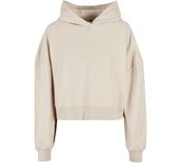 Women's short ribbed hoodie Urban Classics Oversized GT Beige 4XL