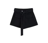 Women's Short Skirts - Jeans Skirt Pants for Women Summer Style with Belt Skirt Pants High Waisted Chic Slim Mini Skirts Pants,Style A,XL
