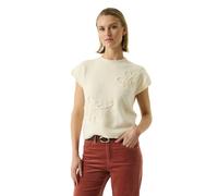 Women's short sleeve sweater Garcia Blanc L