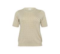 Women's short sleeve sweater KAFFE Curve Lizzy Beige L