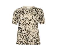 Women's short sleeve sweater KAFFE Curve Lizzy Beige M
