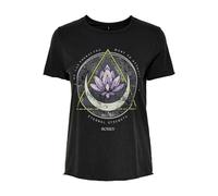 Women's short sleeve T-shirt Only onllucy Noir L