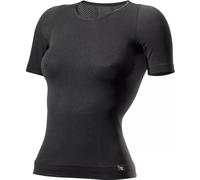Women's Short Sleeve Technical Underwear Shirt Sixs 4 Seasons Black F-TS1