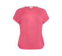 Women's short-sleeved blouse KAFFE Curve Ami Stanley Rouge 52