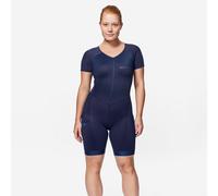 Women's Short-sleeved Sd Triathlon Trisuit - Navy