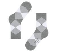 Burlington Women's Bonnie W Sso Cotton Patterned 1 Pair Socks, Grey Light Melange 3390, 3.5-7