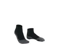FALKE Women's TK2 Explore Short W Sso Wool Thick Anti-Blister 1 Pair Hiking Socks, Black Black-Mix 3010, 4-5
