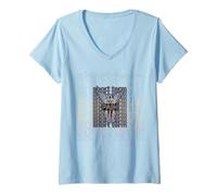 Women's Short-Term Pain | Angelic Parody Motivation V-Neck T-Shirt